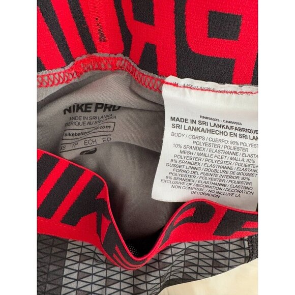 Nike Pro Youth Gray Dri-Fit Compression Tights Training Sweatpants Boys Size XS - Picture 5 of 6